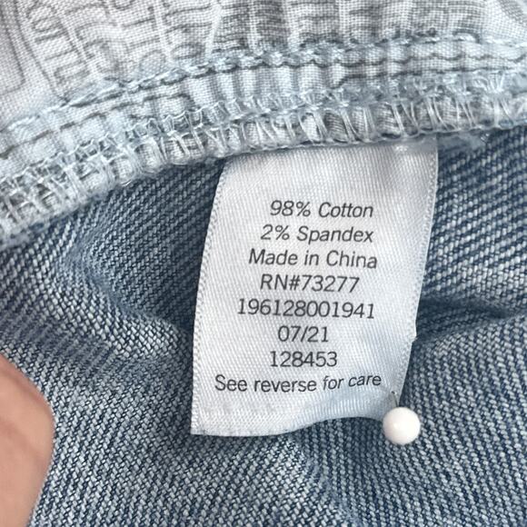 SO Jeans Juniors Sz 13 Super High Rise Acid Wash Straight Blue Stretch Retro 90s - Picture 9 of 13